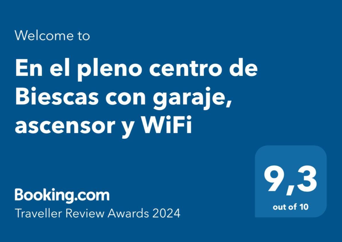 En El Pleno Centro De Biescas Con Garaje, Ascensor Y Wifiアパートメント エクステリア 写真